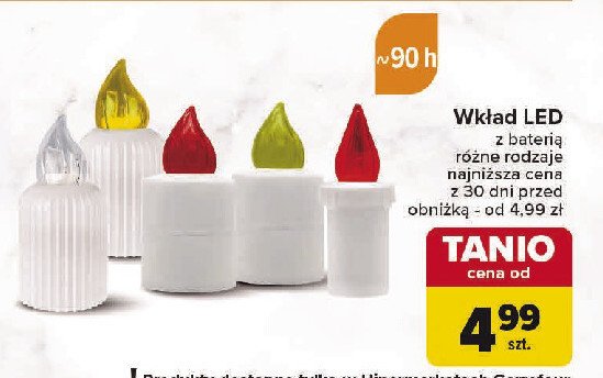 Wkład led 90 dni promocja