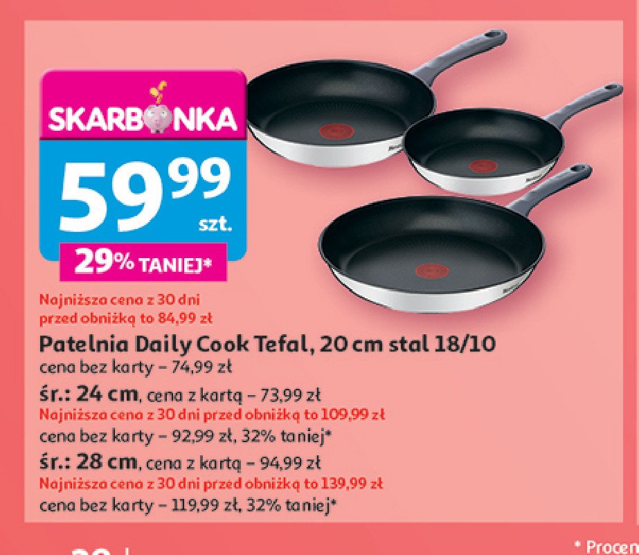 Patelnia daily cook 24 cm Tefal promocja
