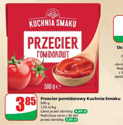 Przecier pomidorowy Kuchnia Smaku 500 g promocja w Dino