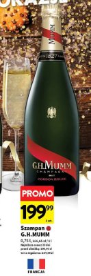 Szampan G.H.MUMM promocja w Intermarche