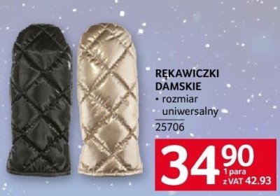 Rękawiczki damskie promocja w Selgros