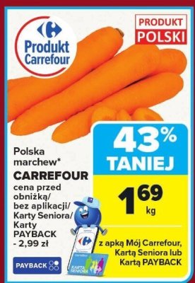 Marchew Polska Carrefour promocja w Carrefour