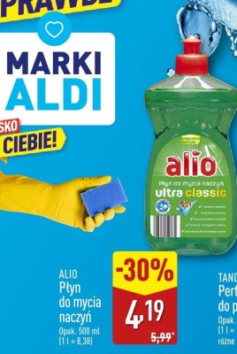 Płyn do mycia naczyń promocja w Aldi