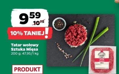 Tatar wołowy promocja w Netto