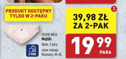 Majtki damskie m-xl Sylvie meis promocja