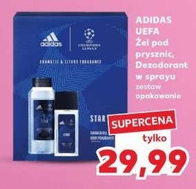 Zestaw w pudełku champions league champions edition żel pod prysznic 250 ml + dezodorant 75 ml Adidas zestawy Adidas cosmetics promocja