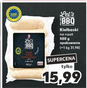 Kiełbaski na ruszt K-classic let's bbq promocja