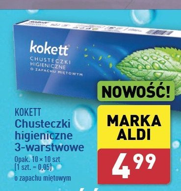 Chusteczki higieniczne Kokett promocja