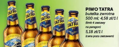 Piwo Tatra promocja w Groszek