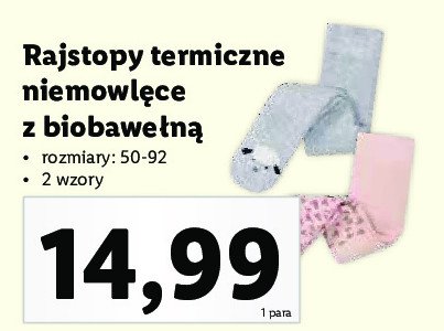 Rajstopy z biobawe艂n膮 50-92 promocja