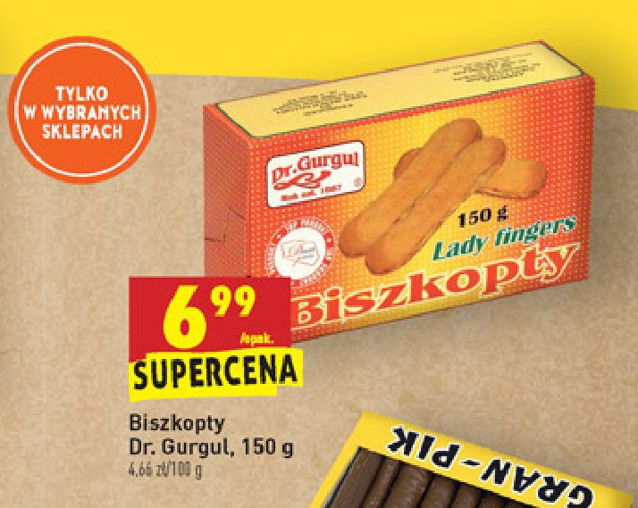Biszkopty lady fingers Dr. gurgul promocja