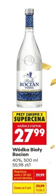 Wódka Biały Bocian promocja w Biedronka