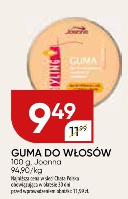 Guma do włosów Joanna promocja w Chata Polska