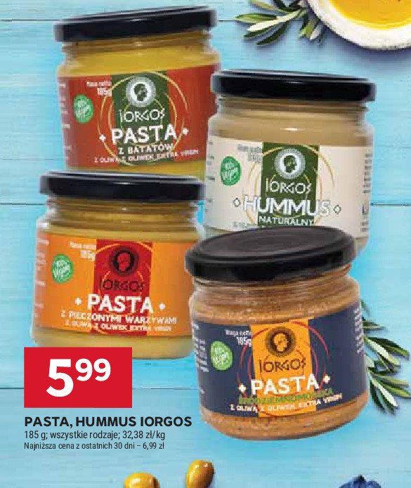 Hummus naturalny IORGOS promocja