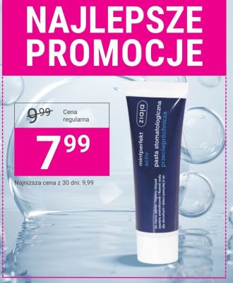 Pasta do zębów Ziaja mintperfekt activ przeciwpróchnicza promocja w Hebe