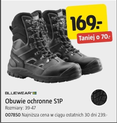Obuwie ochronne S1P BLUEWEAR'12 promocja w Jula