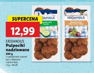 Pulpeciki nadziewane tzatziki Eridanous promocja