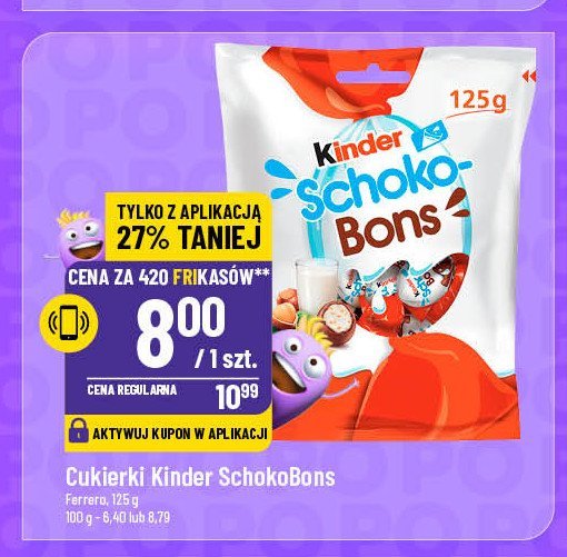 Cukierki czekoladowe Kinder schoko-bons promocja