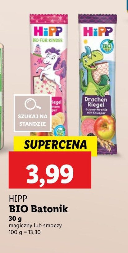 Baton owocowy winogrono-banan Hipp promocja