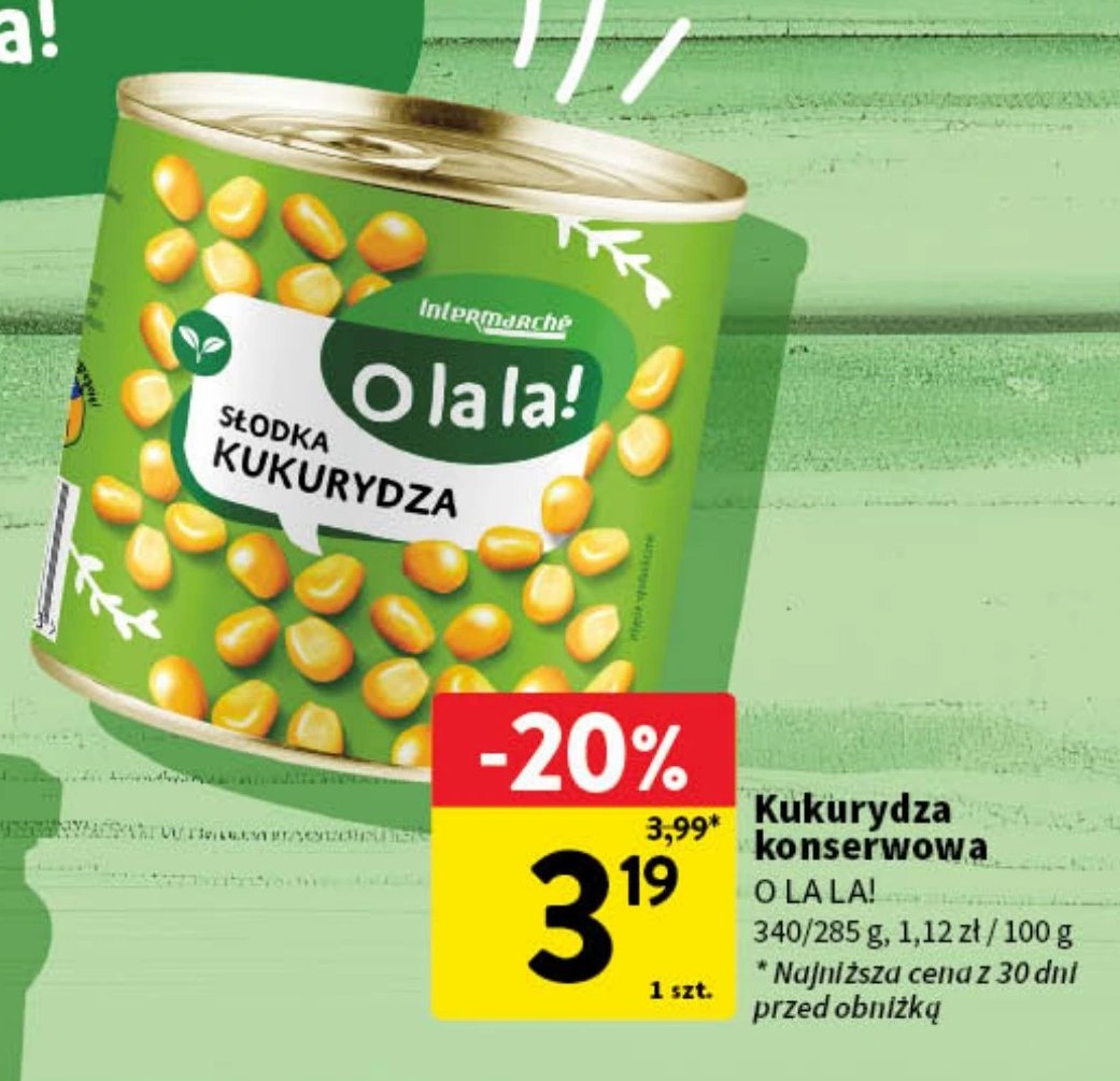 Kukurydza O la la! promocja