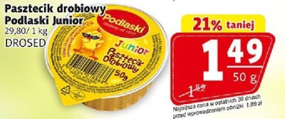 Pasztecik drobiowy Podlaski Junior DROSED promocja w Prim Market