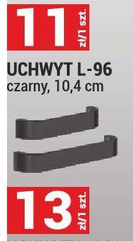 UCHWYT L-96 SERIA UNO czarny, 10,4 cm promocja w Merkury Market
