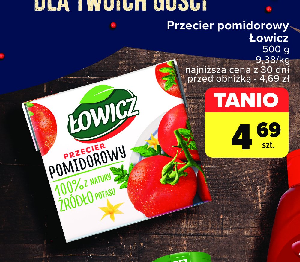 Przecier pomidorowy Łowicz promocja