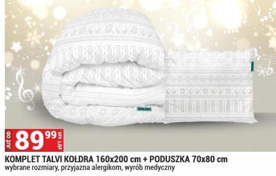 KOMPLET TALVI KOLDRA 160x200 cm + PODUSZKA 70x80 cm promocja w Merkury Market