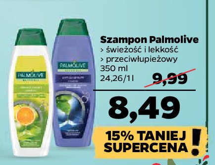 Szampon do włosów fresh & volume Palmolive naturals promocja