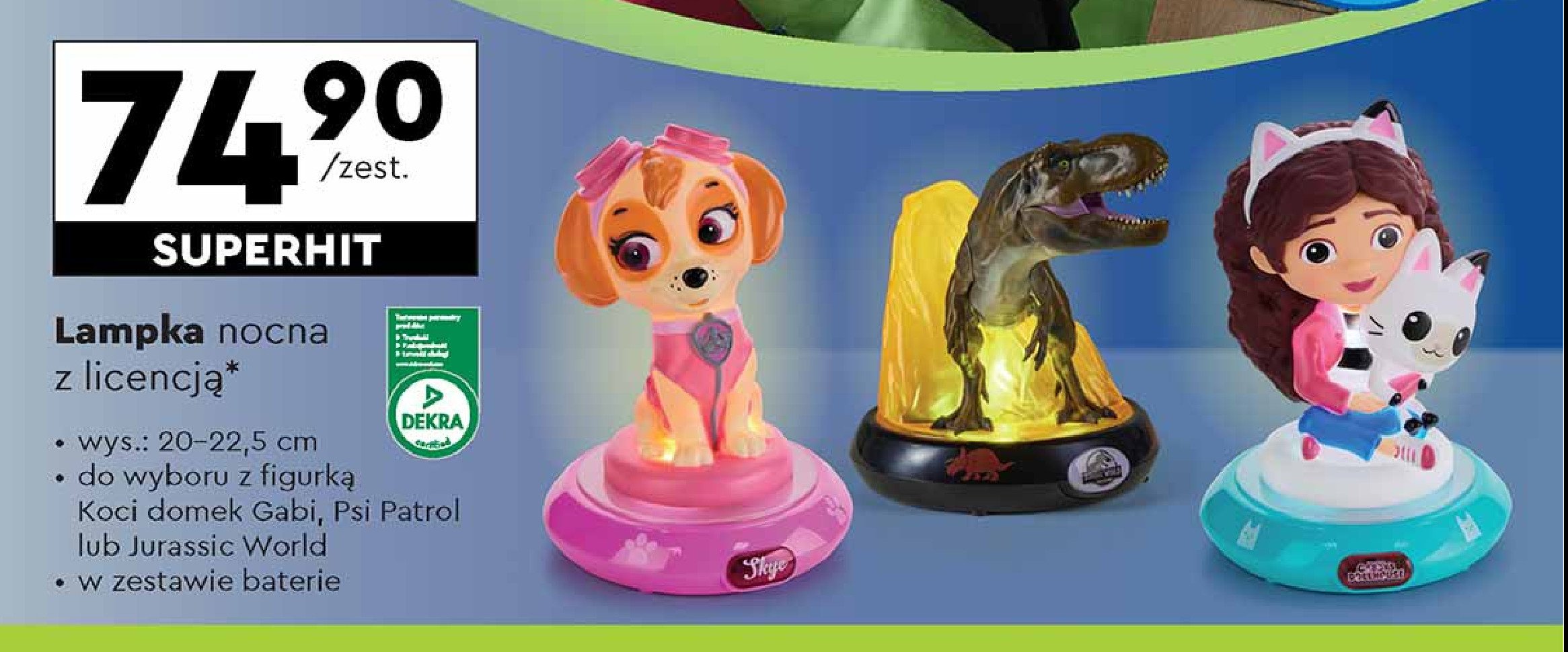 Lampka nocna psi patrol promocja