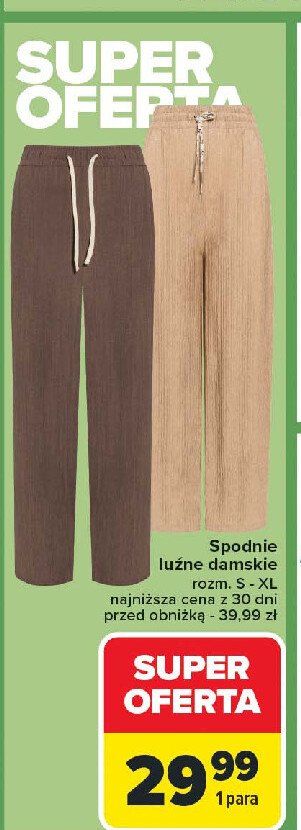 Spodnie damskie promocja