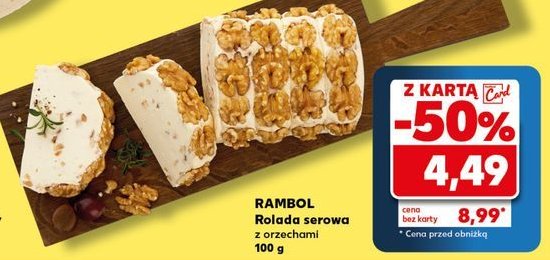 Ser z orzechami włoskimi Rambol promocja w Kaufland