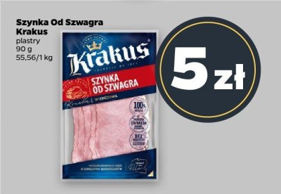 Szynka Od Szwagra plastry Krakus promocja w Netto