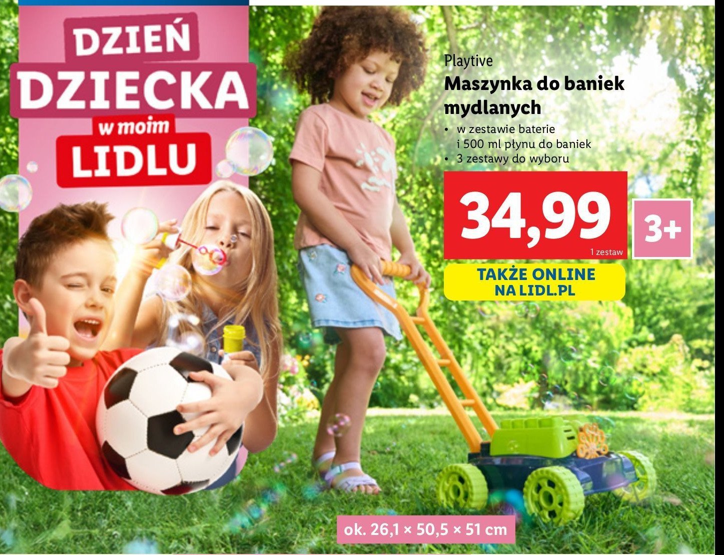 Maszynka do baniek mydlanych Playtive junior promocja w Lidl