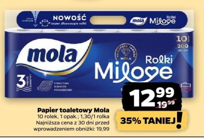 Papier toaletowy Mola Miłosze promocja w Netto