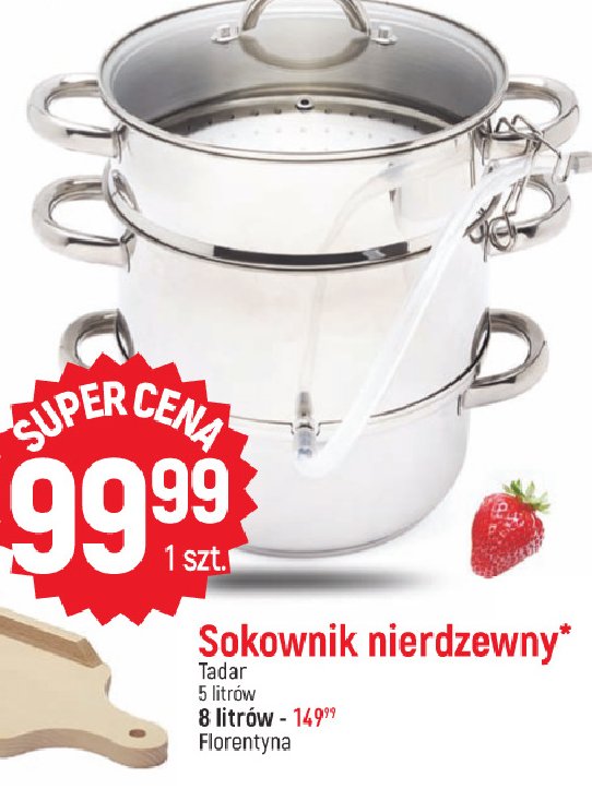 Sokownik nierdzewny 8 l Florentyna promocja