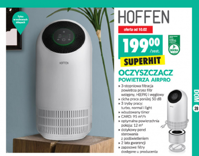 Oczyszczacz powietrza airpro Hoffen promocja