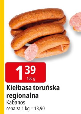 Kiełbasa toruńska regionalna Kabanos promocja w Leclerc