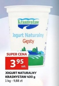 Jogurt naturalny g臋sty Krasnystaw promocja