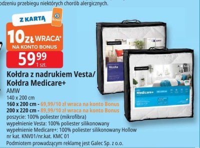 Kołdra z nadrukiem Vesta promocja w Leclerc