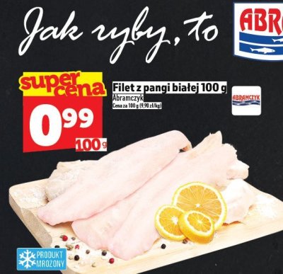 Filet z pangi białej 100 g Abramczyk promocja w TOPAZ