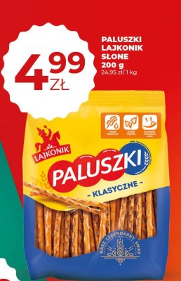 Paluszki Lajkonik słone promocja w Duży Ben