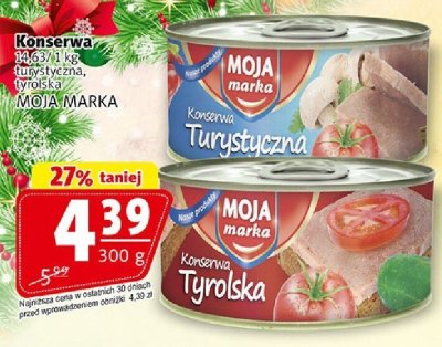 Konserwa Tyrolska Moja Marka promocja w Prim Market
