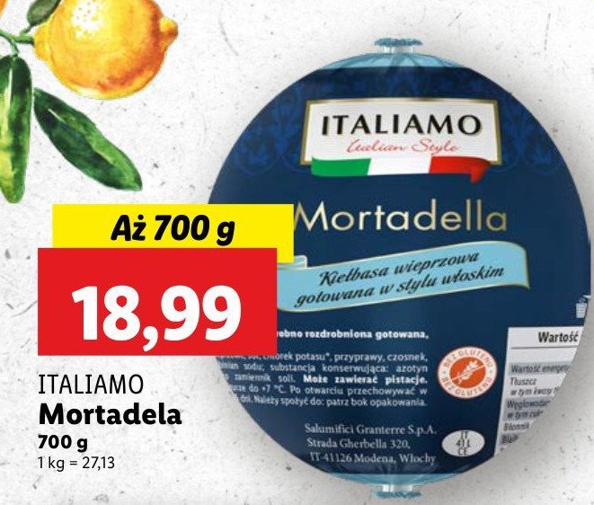 Mortadela Italiamo promocja