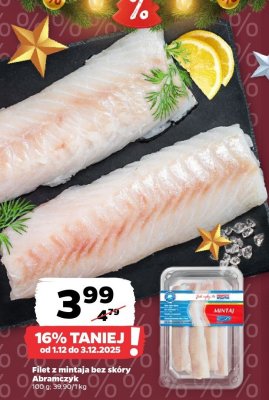 Filet z mintaja bez skóry  promocja w Netto