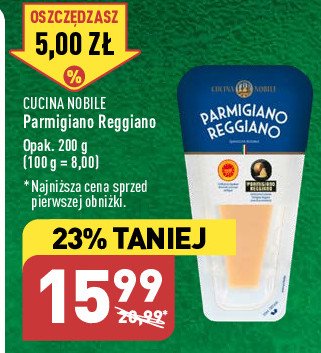 Ser parmigiano reggiano Cucina nobile promocja