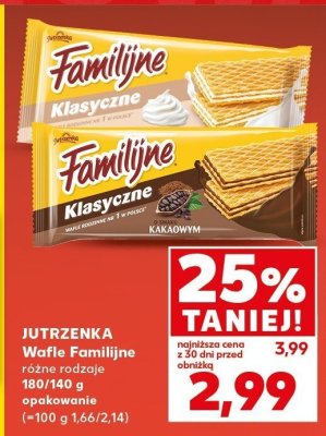 Wafle Familijne klasyczne promocja w Kaufland
