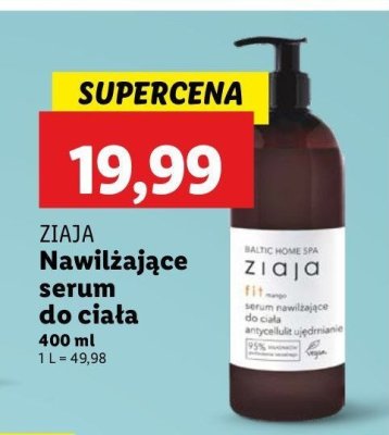 Serum do cia艂a nawil偶aj膮ce Ziaja baltic home spa fit promocja
