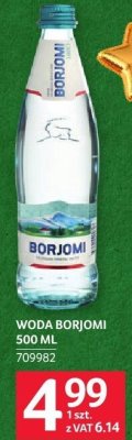 Woda BORJOMI 500 ml promocja w Selgros