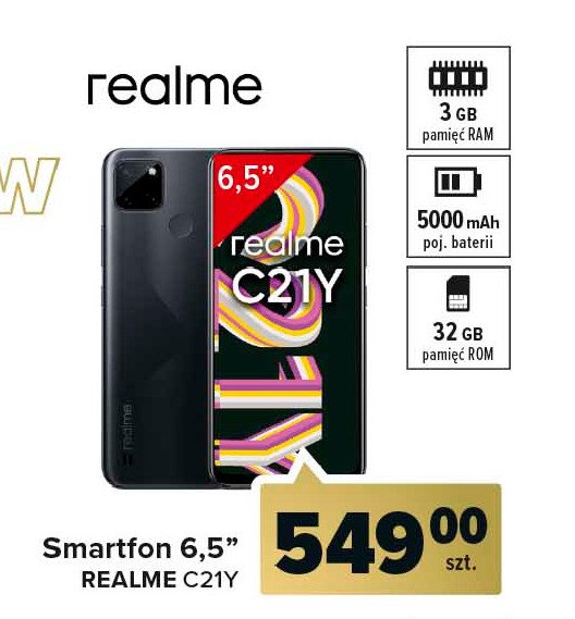 Smartfon realme c21y Xiaomi promocja